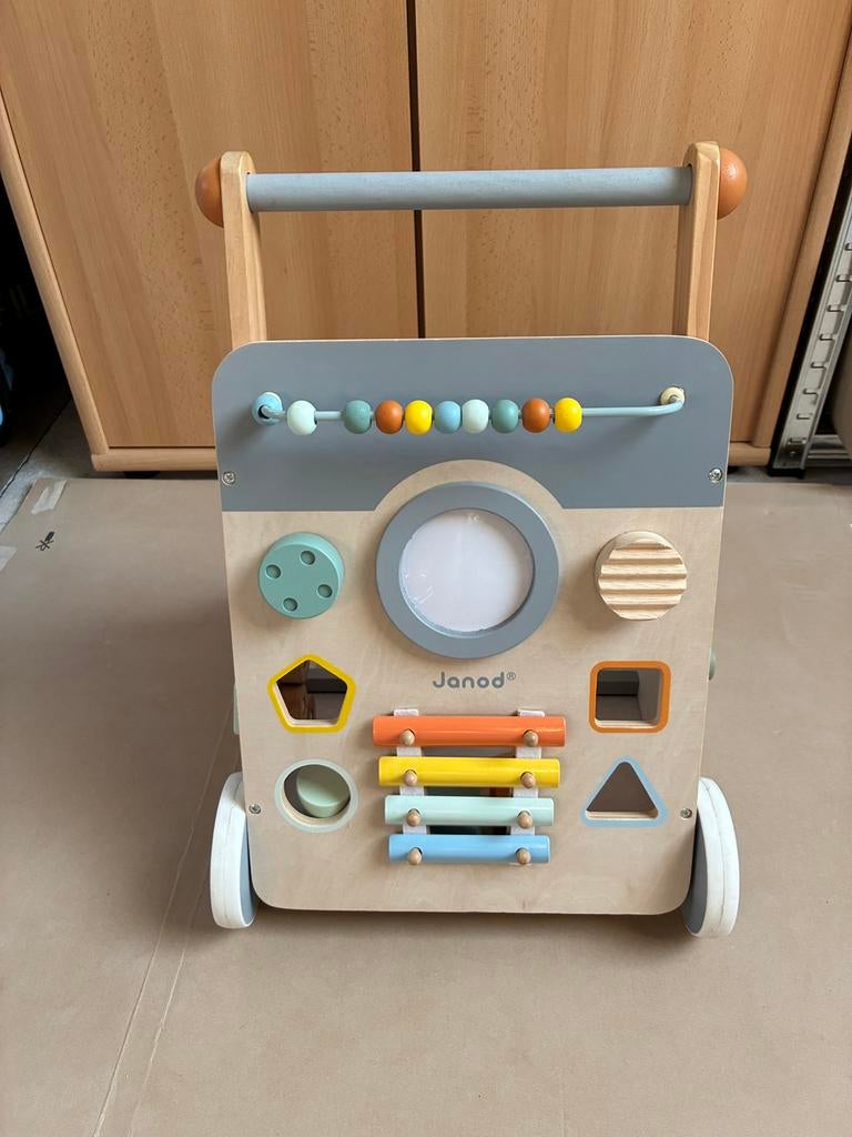 Janod sweet cocoon houten loopwagen, Ophalen, Zo goed als nieuw