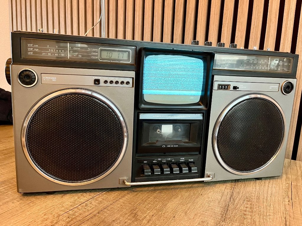 Vintage zeldzame Philips ART 60 Radio/casette/TV, Enlèvement, Utilisé