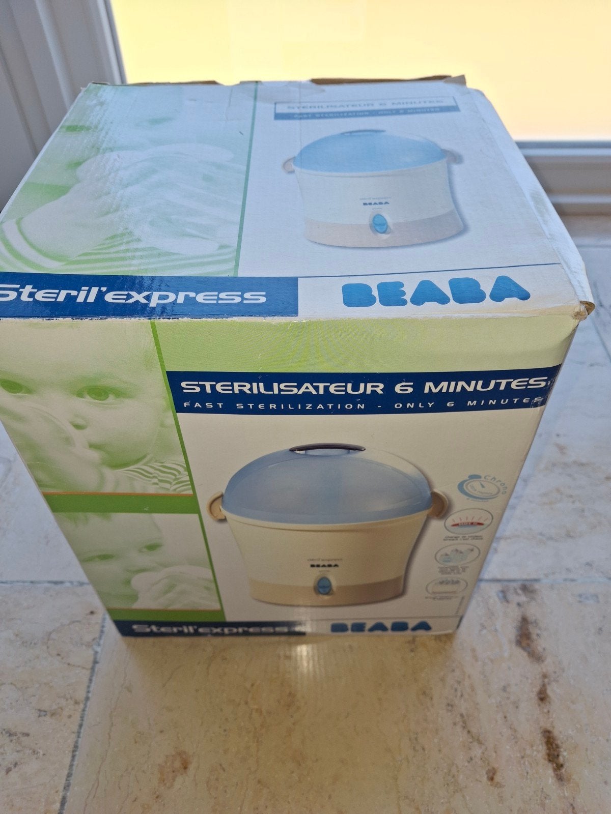 flessensterilisator merk beaba, Ophalen