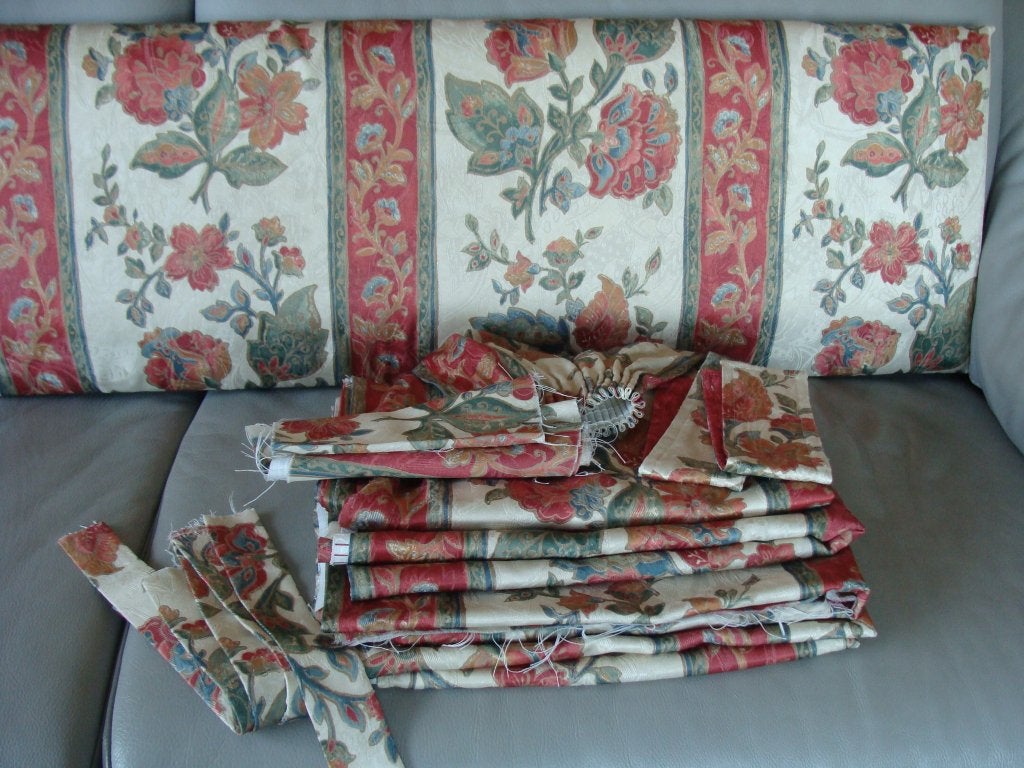 anciennes tentures de luxe satiné de qualité, Maison & Meubles, Ameublement | Rideaux & Stores à lamelles, Neuf, Autres couleurs
