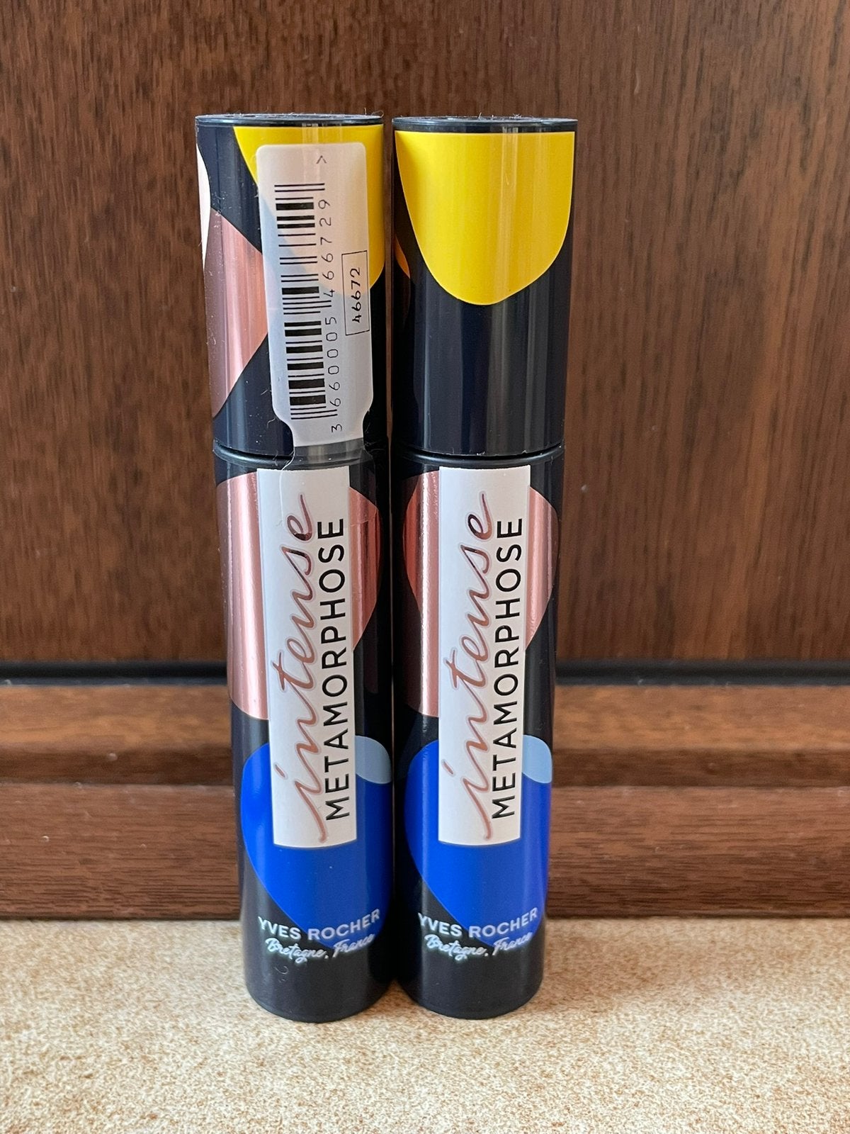Set van 2 mascara's YR intense metamorfose, Handtassen en Accessoires, Uiterlijk | Cosmetica en Make-up, Ogen, Zwart, Nieuw, Ophalen of Verzenden