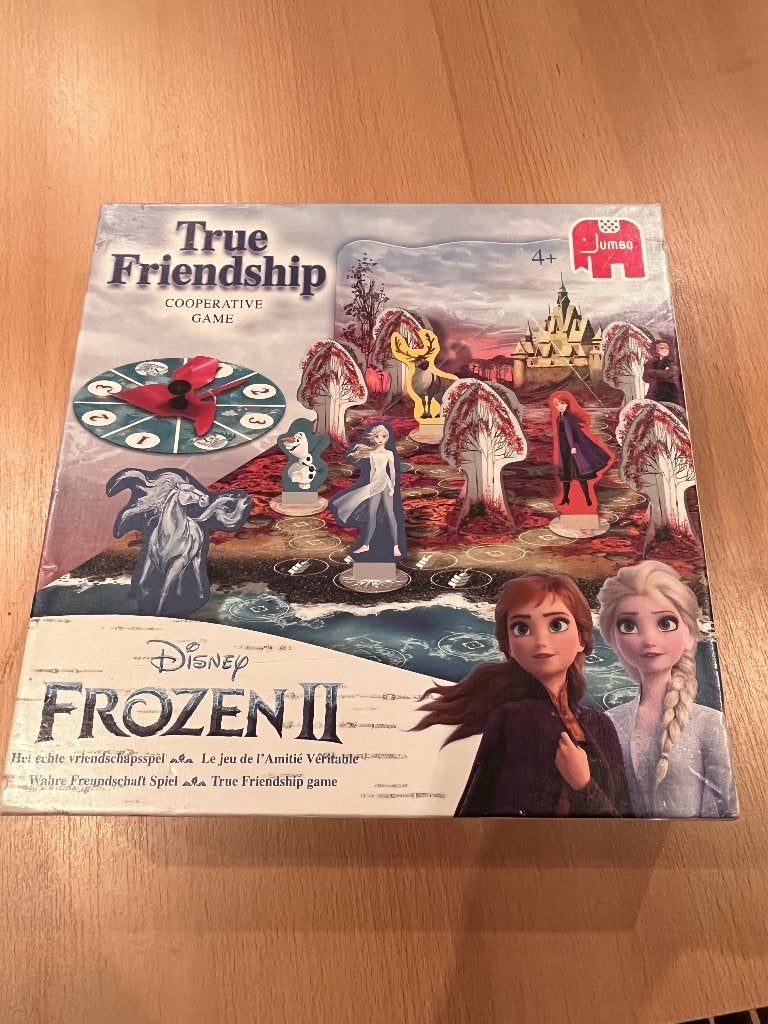 Frozen II vriendschapsspel, Een of twee spelers, Ophalen, Zo goed als nieuw, Jumbo