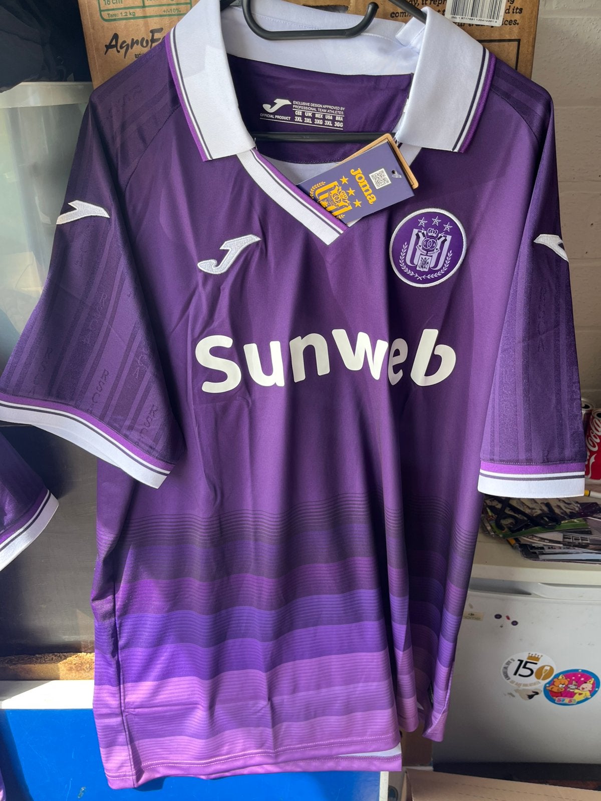 Chemise Rsc Anderlecht, Enlèvement ou Envoi, Comme neuf, Maillot
