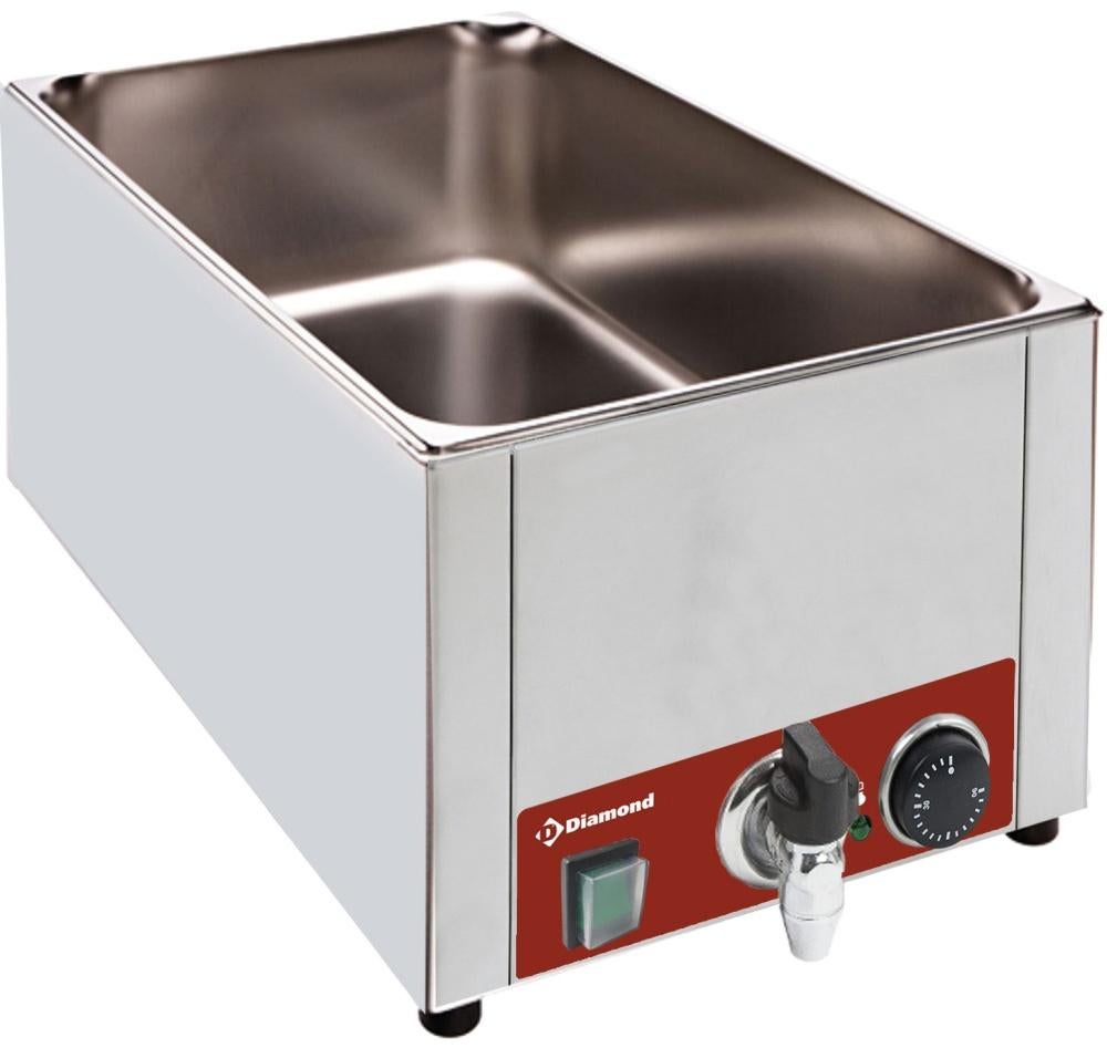 GN 1/1 - 150 mm elektrisch tafelwaterbad + kraan, Verzenden, Nieuw, Feestartikel