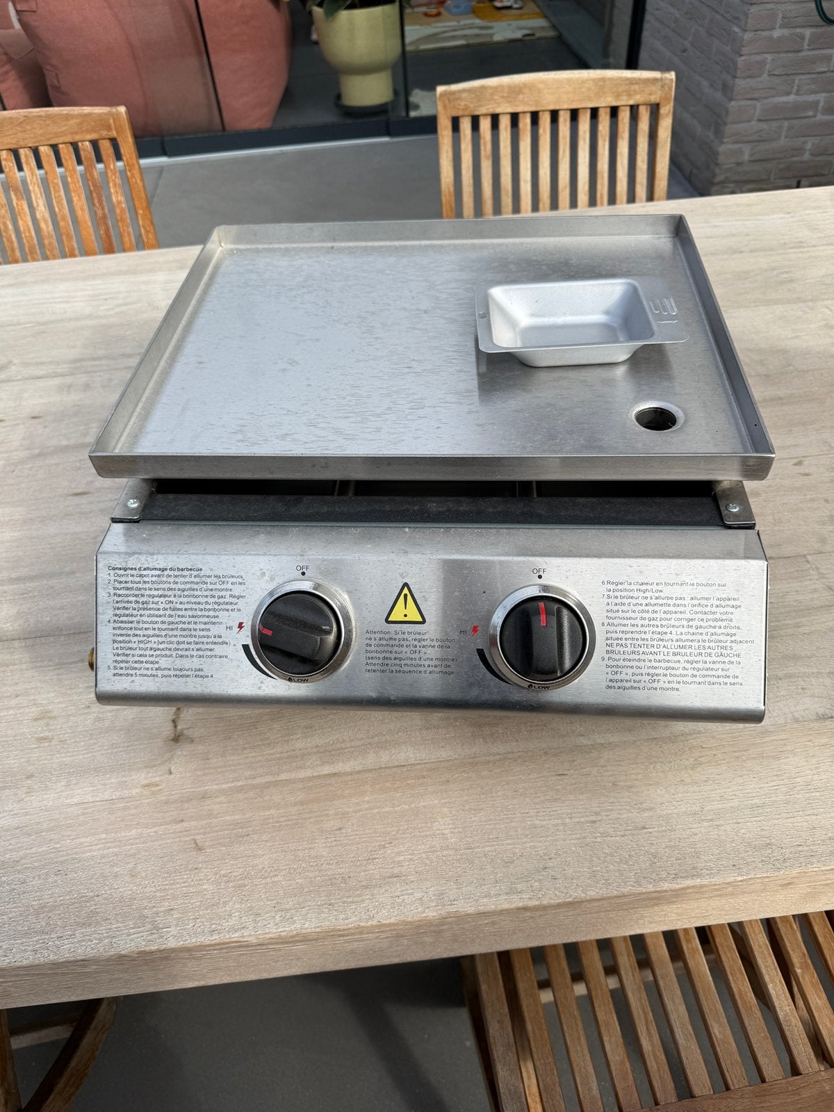 Plancha au gaz neuf, Electroménager, Enlèvement, Comme neuf