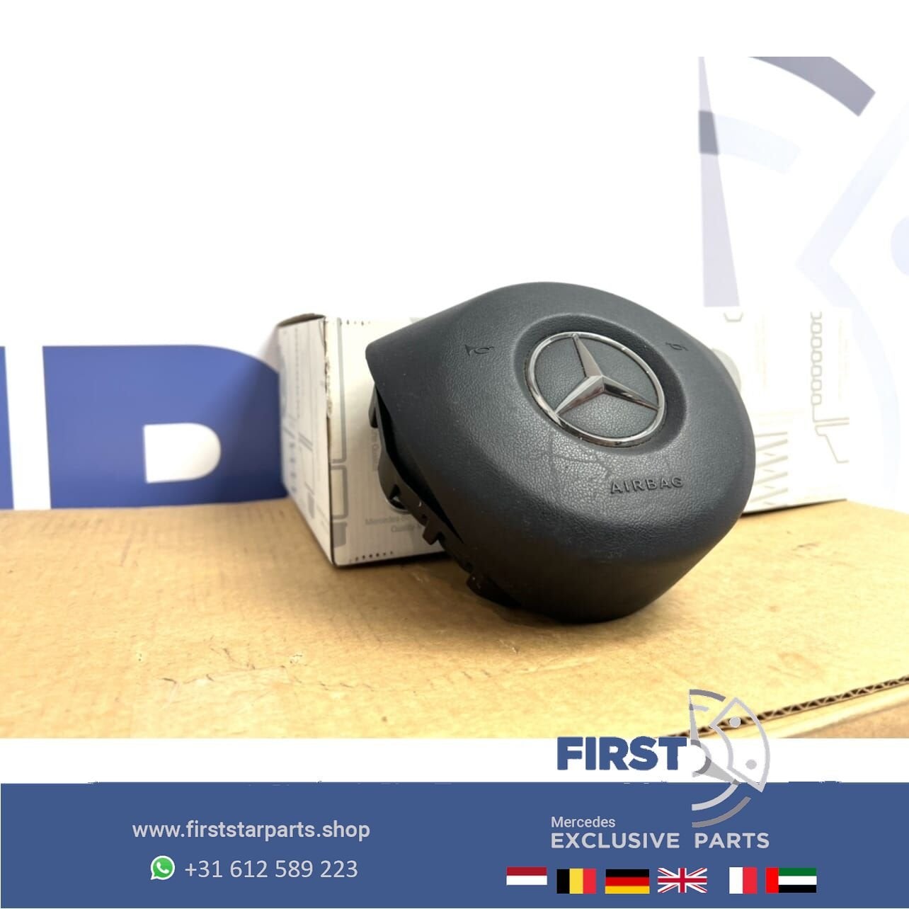 Mercedes STUURAIRBAG W176 W205 W117 W253 W213 W222 C190 W156, Gebruikt, -, Ophalen of Verzenden, -