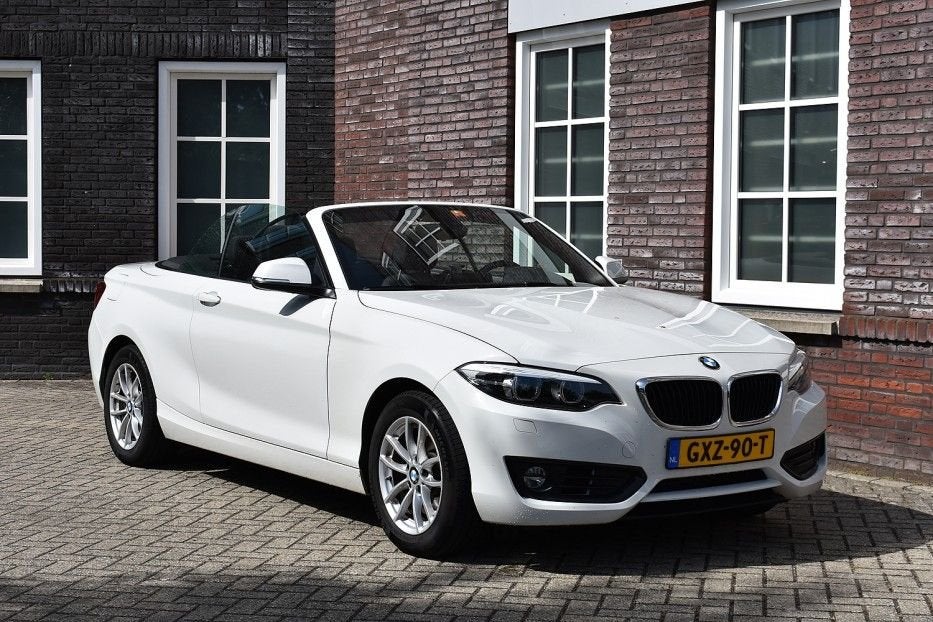 BMW 218 2 Series 218i Cabrio Executive Wij zijn op afspraak, Autos, 144 g/km, Entreprise, Cabriolet, Blanc