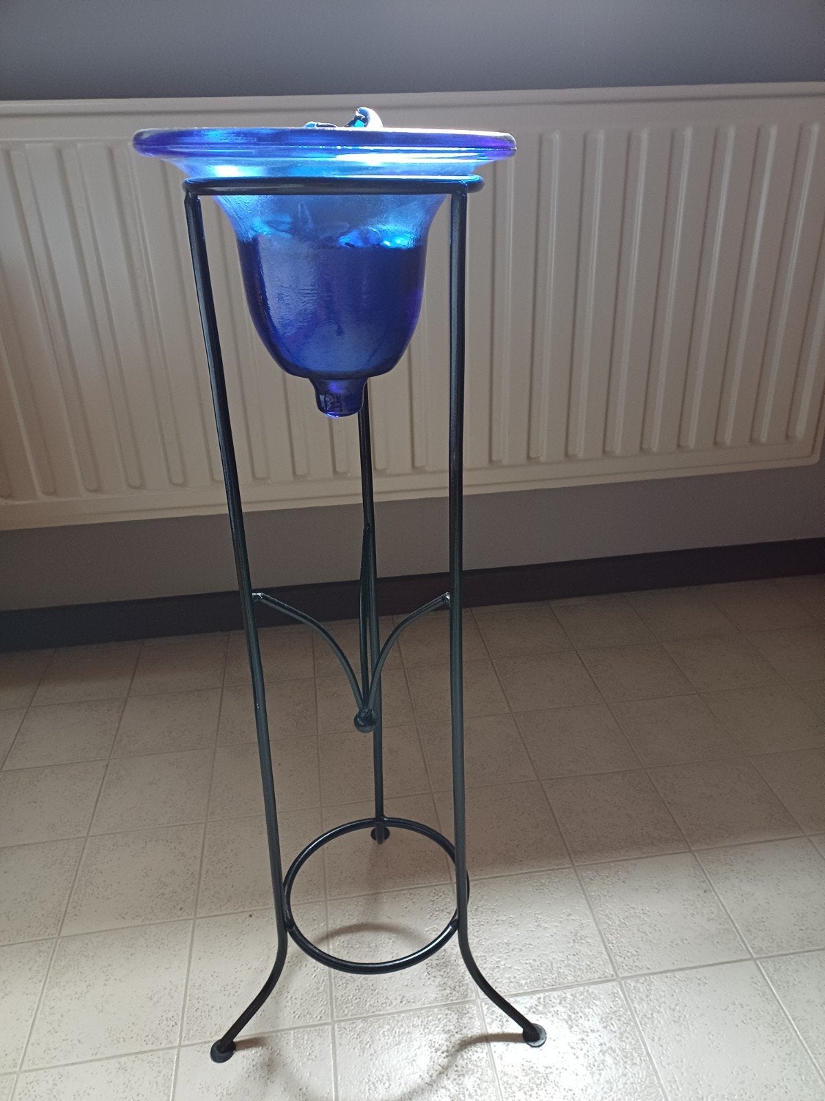 Support avec horloge pour bougies décoratives ou plantes, Enlèvement