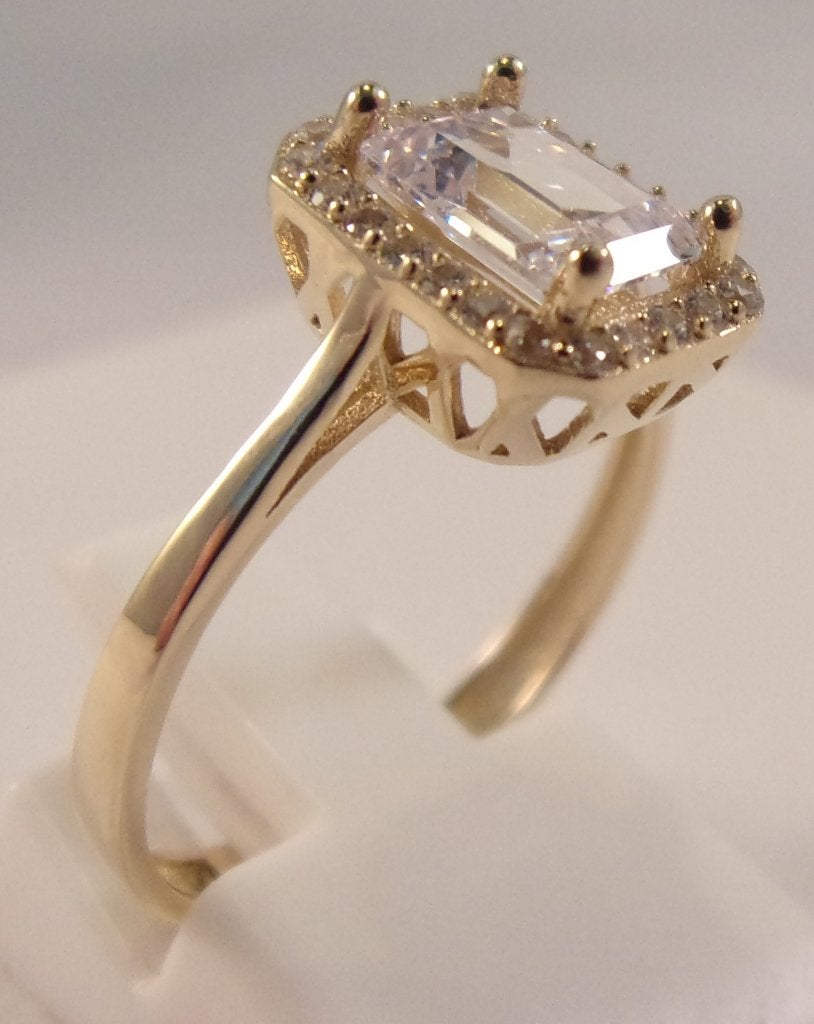 Bague pour femme en or 14 carats, Bijoux, Sacs & Beauté, Or, Comme neuf, Or, 17 à 18