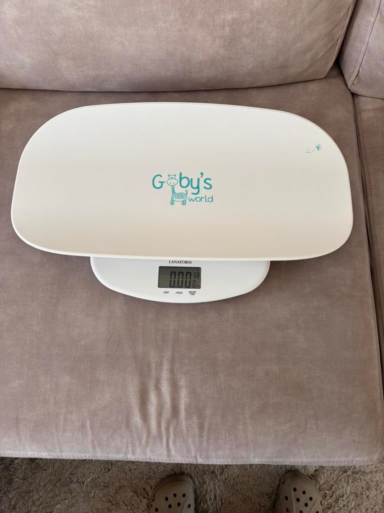 Baby weegschaal, Elektronische apparatuur, Ophalen, Zo goed als nieuw, Personenweegschaal, Digitaal