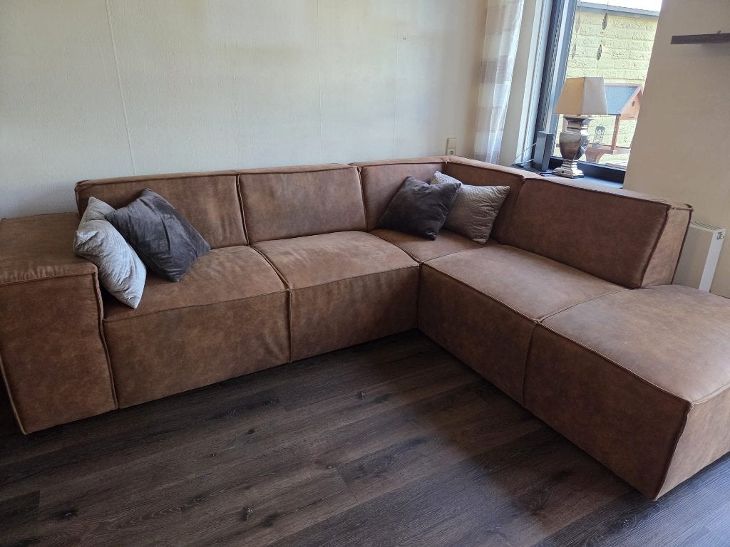 Hoekbank, Ophalen, 250 tot 300 cm, Hoekbank, Zo goed als nieuw