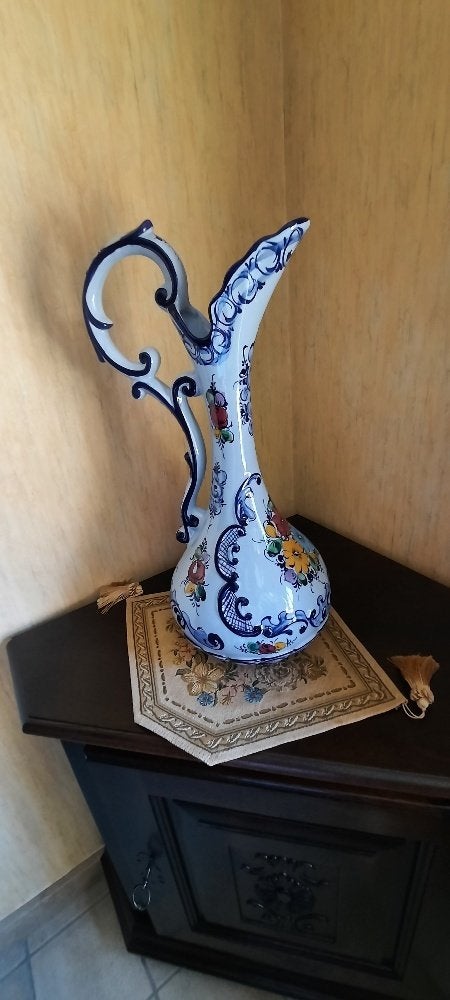blauwe vaas, Antiek en Kunst, Ophalen