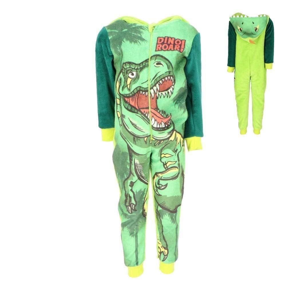 Dinosaurus Onesie - Fleece - Maat 98/104 - 110/116 - 122/128, Kinderen en Baby's, Ophalen of Verzenden, Nieuw, Jongen, Nacht- of Onderkleding