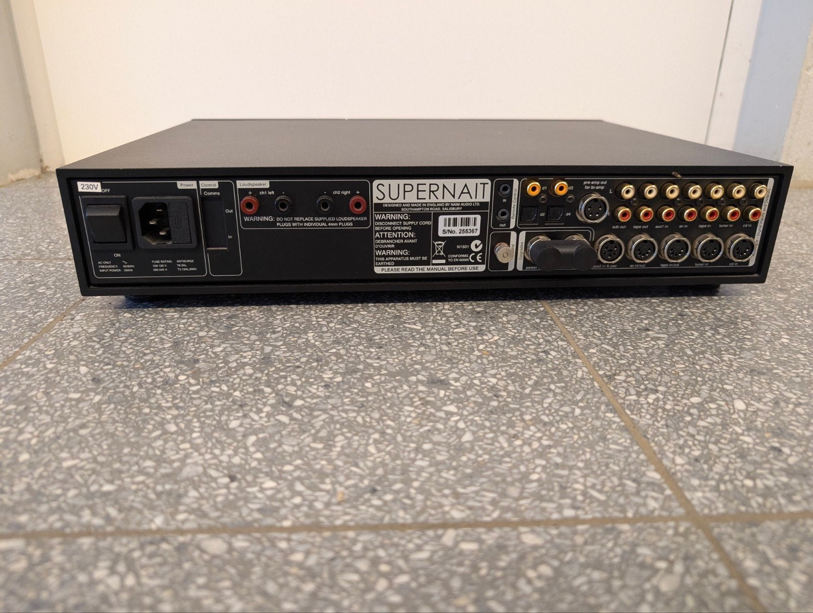Naim Supernait 1 Geïntegreerde Versterker, Lees Beschrijving, Audio, Tv en Foto, Ophalen, Gebruikt, Stereo, 120 watt of meer