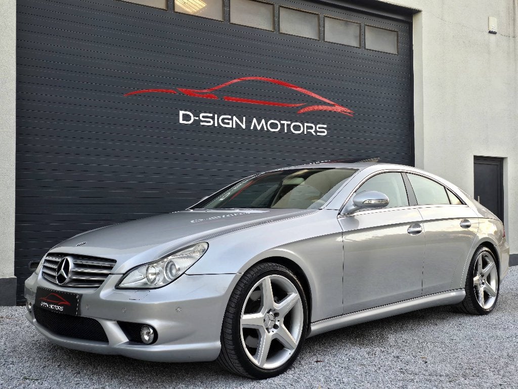 MERCEDES-BENZ CLS 350 V6 (272ch) AMG PACK 2005 189.971km, Autos, Cuir, Argent ou Gris, Achat, Entreprise