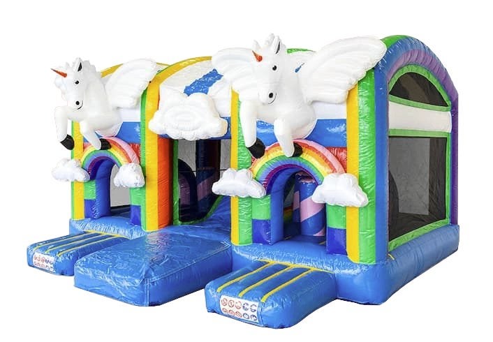 Springkasteel Unicorn, Hobby en Vrije tijd, Ophalen, Zo goed als nieuw