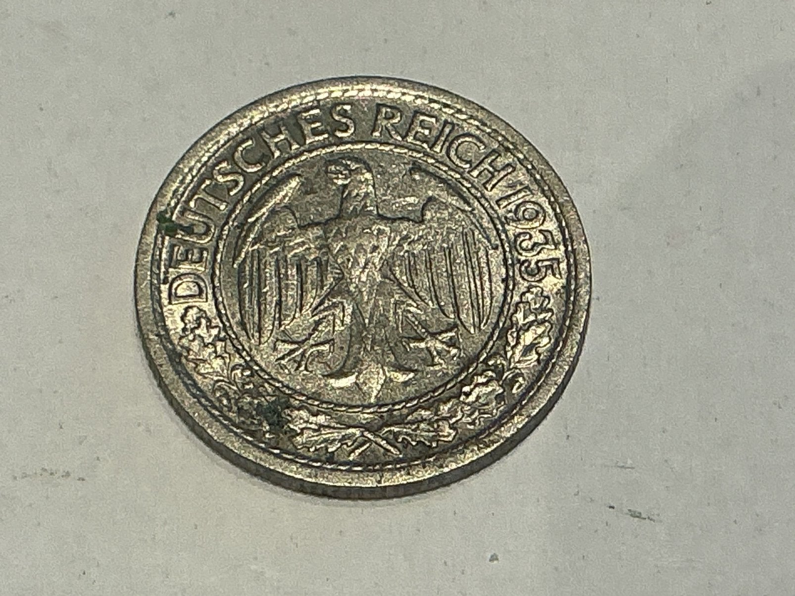 Duitsland 50 Pfennig 1935 J, Postzegels en Munten, Munten en Bankbiljetten | Verzamelingen, Ophalen of Verzenden