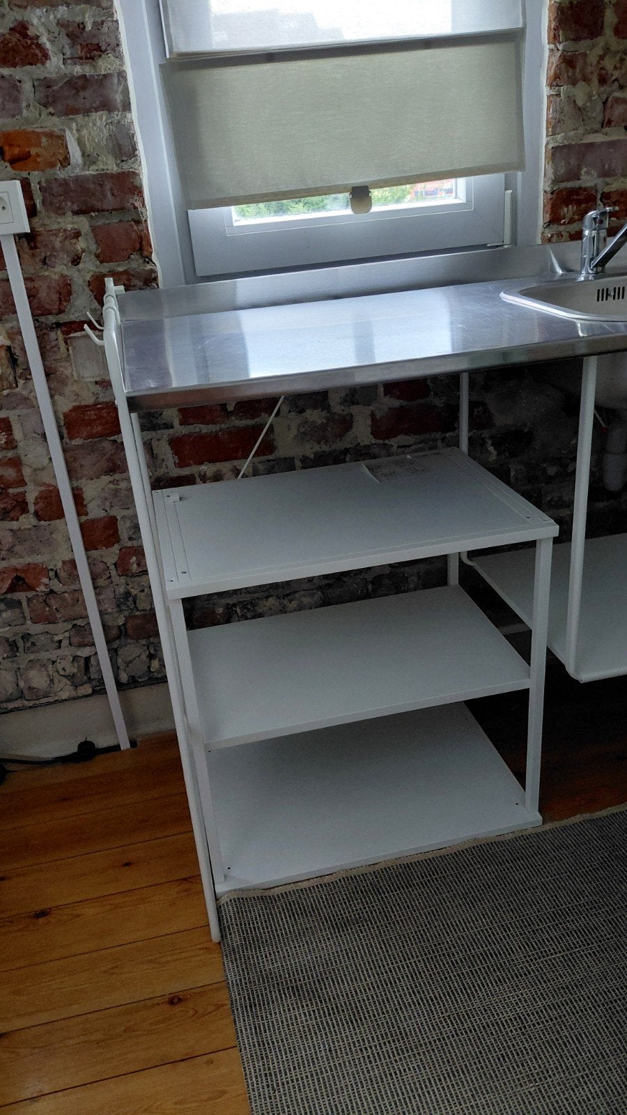 mini cuisine avec evier , syphon et robinet ikea, Maison & Meubles, 100 à 150 cm, Enlèvement, Utilisé, 100 à 150 cm