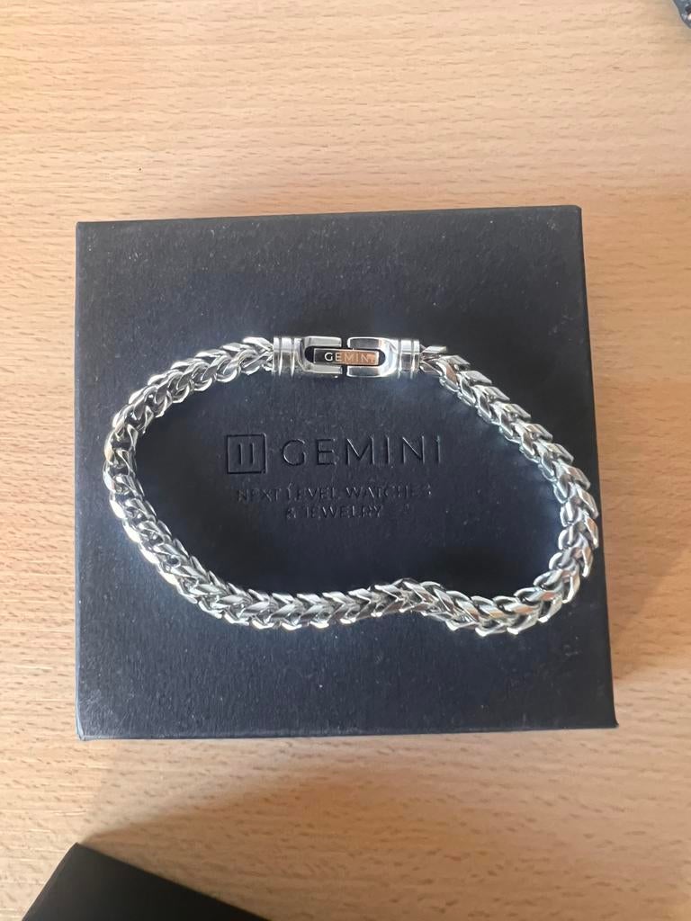 Gemini Milia silver bracelet, Enlèvement ou Envoi, Comme neuf