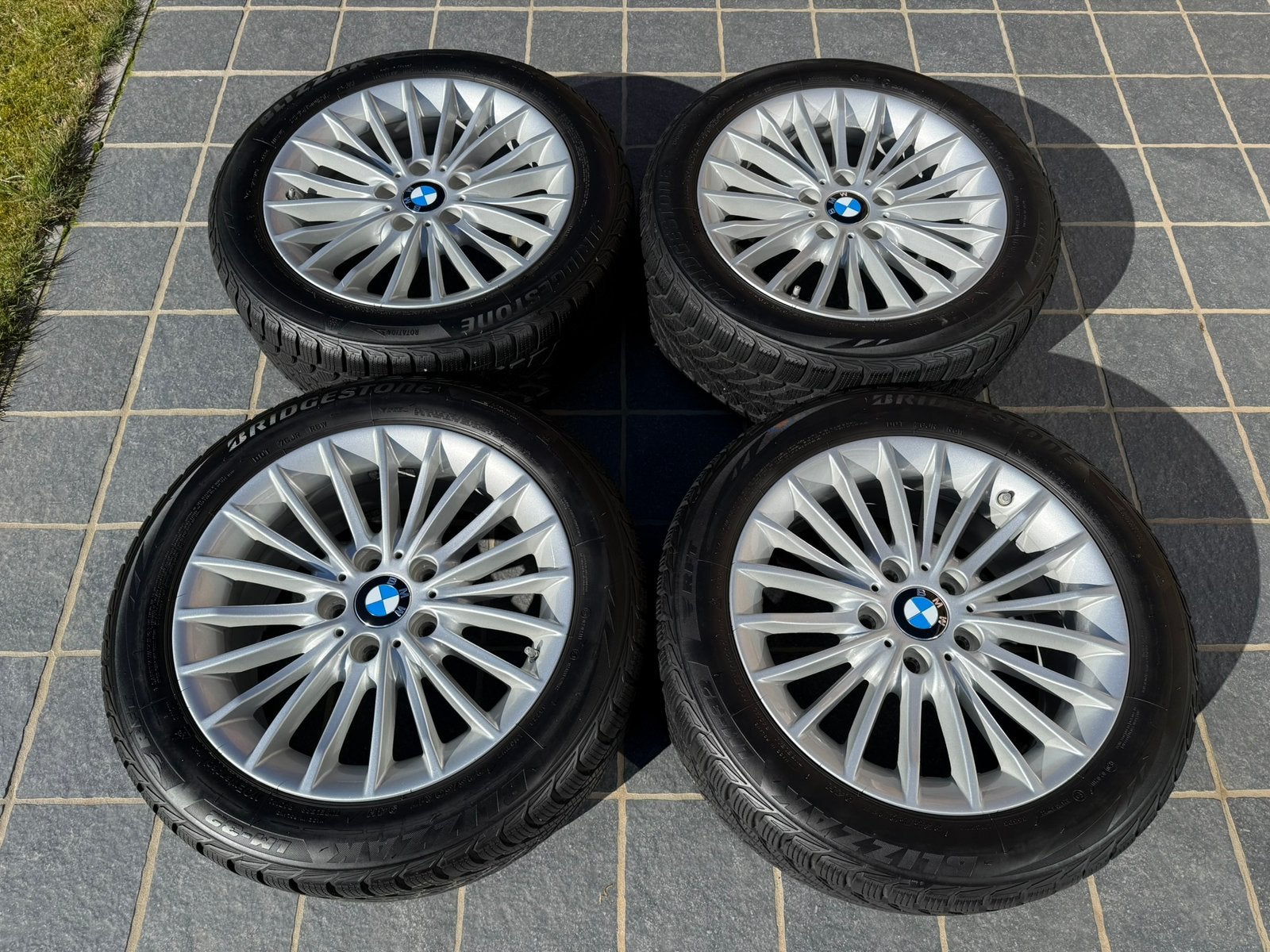 BMW f30 17 inch wielen (winterset), Enlèvement, 17 pouces, Pneu(s)