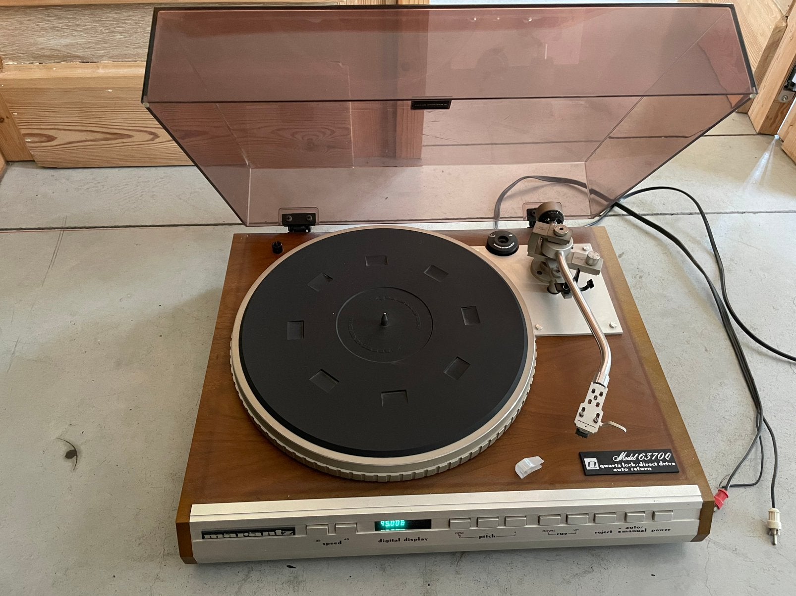 Marantz 6370Q, Audio, Tv en Foto, Platenspelers, Overige merken, Automatisch, Ophalen of Verzenden, Zo goed als nieuw