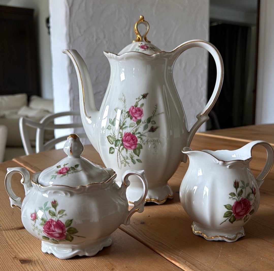 Ensemble vintage à motif de roses roses, Envoi