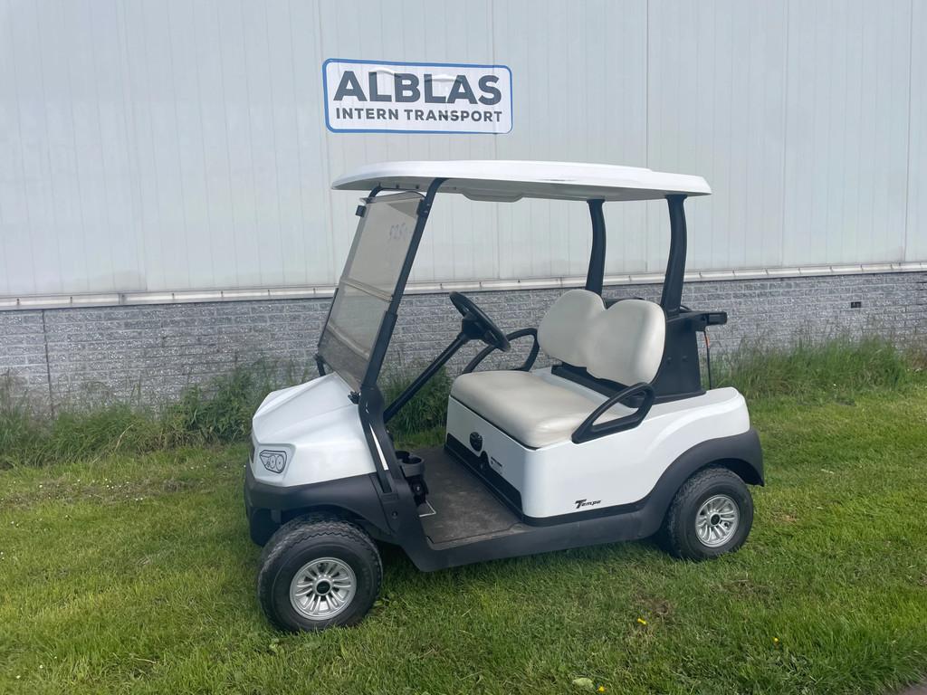 Clubcar Tempo 2020 white nieuwe accuset (bj 2020), Sport en Fitness, Golf, Gebruikt, Golfkar, Overige merken
