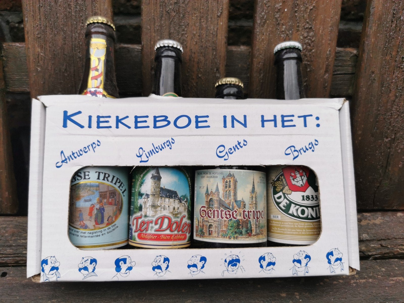 Kiekeboe bier verzamel box, Collections, Marques de bière, Enlèvement