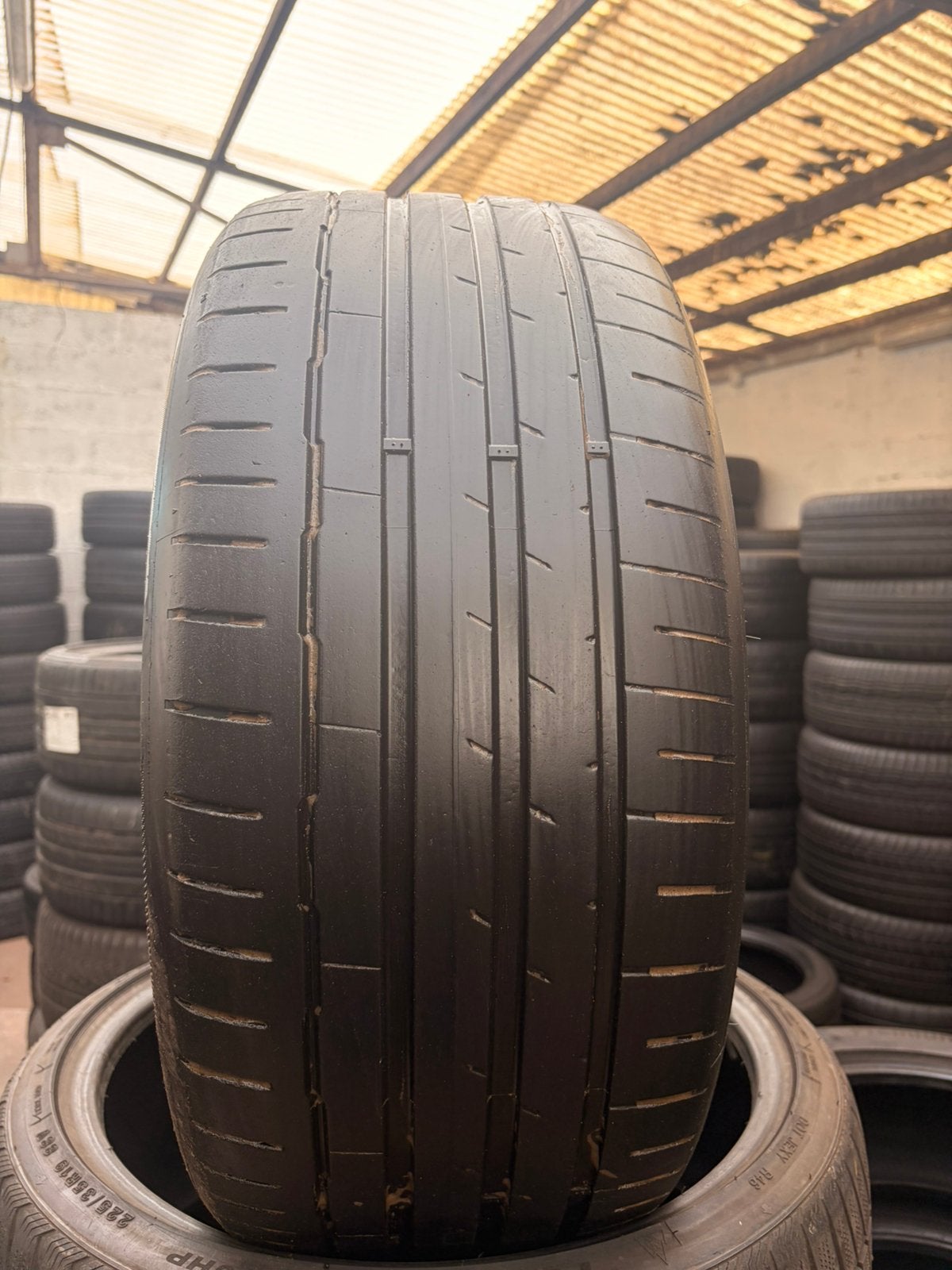 255 45r19 Hankook avec montage et équilibrage, Ophalen, Gebruikt