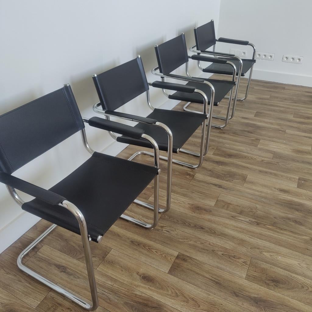 Mooie stoelen Bauhaus style Mart Stam 4 stuks, Ophalen