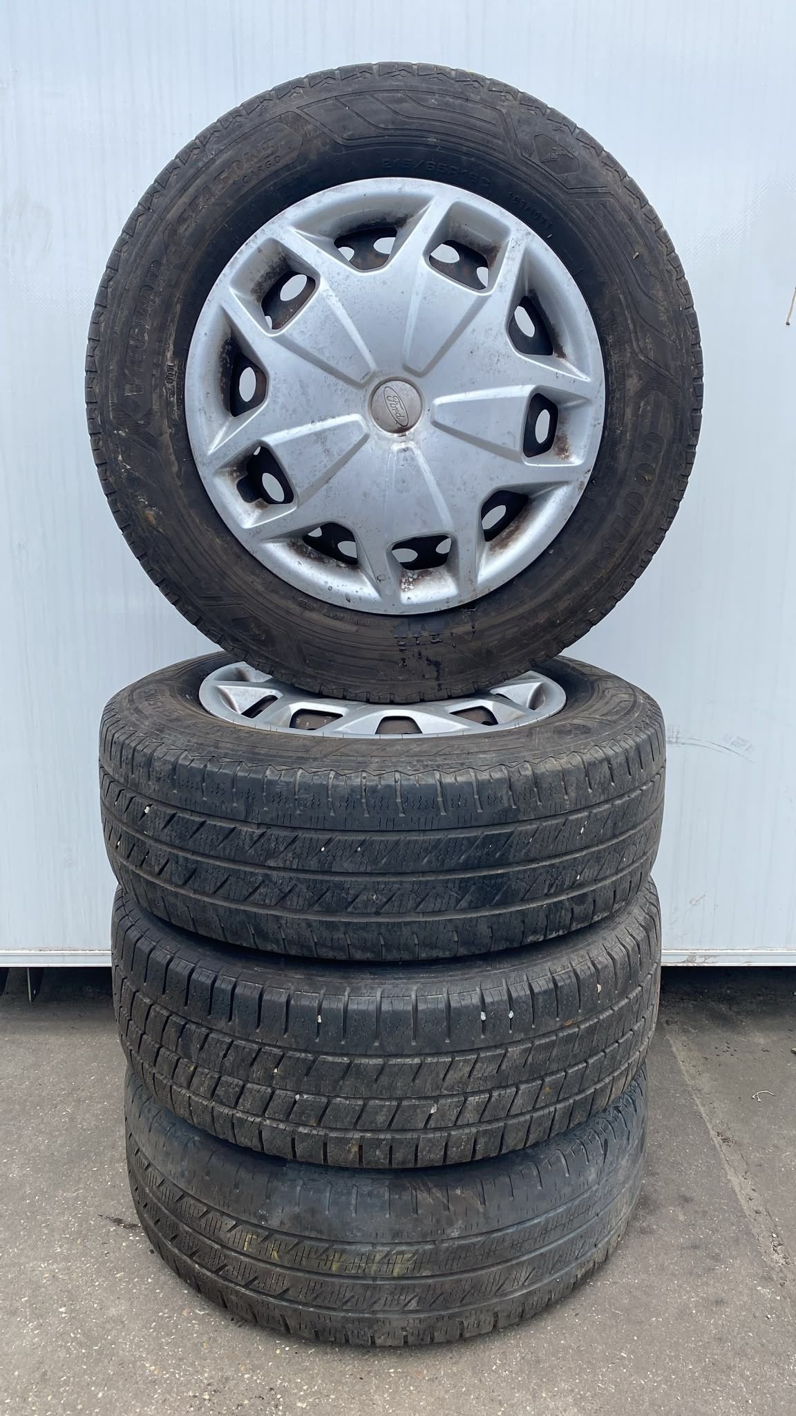 Ford Transit Custom Allseason Banden Set 215-65-15 5x160, Pneus et Jantes, -, Utilisé, -