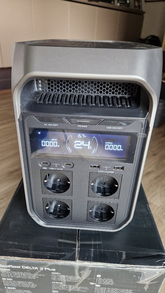 Ecoflow Delta 3 Plus 2 weken gebruikt nog 4,5 jaar garantie, Enlèvement, Neuf