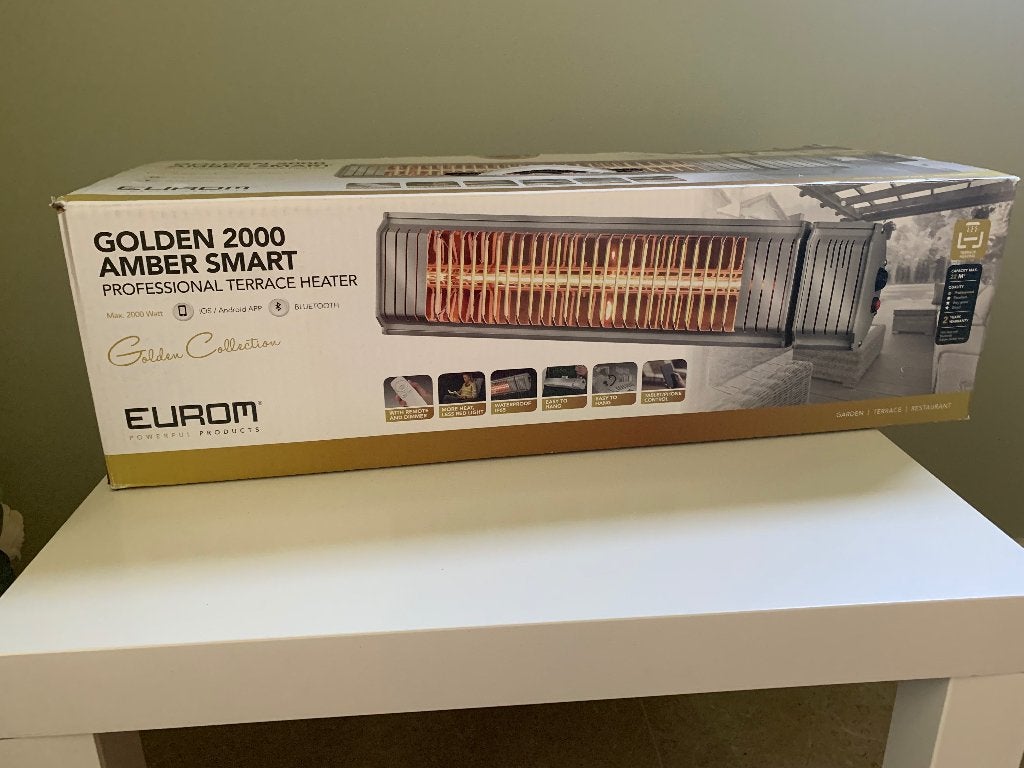 terrasverwarmer EUROM, Tuin en Terras, Ophalen, Nieuw