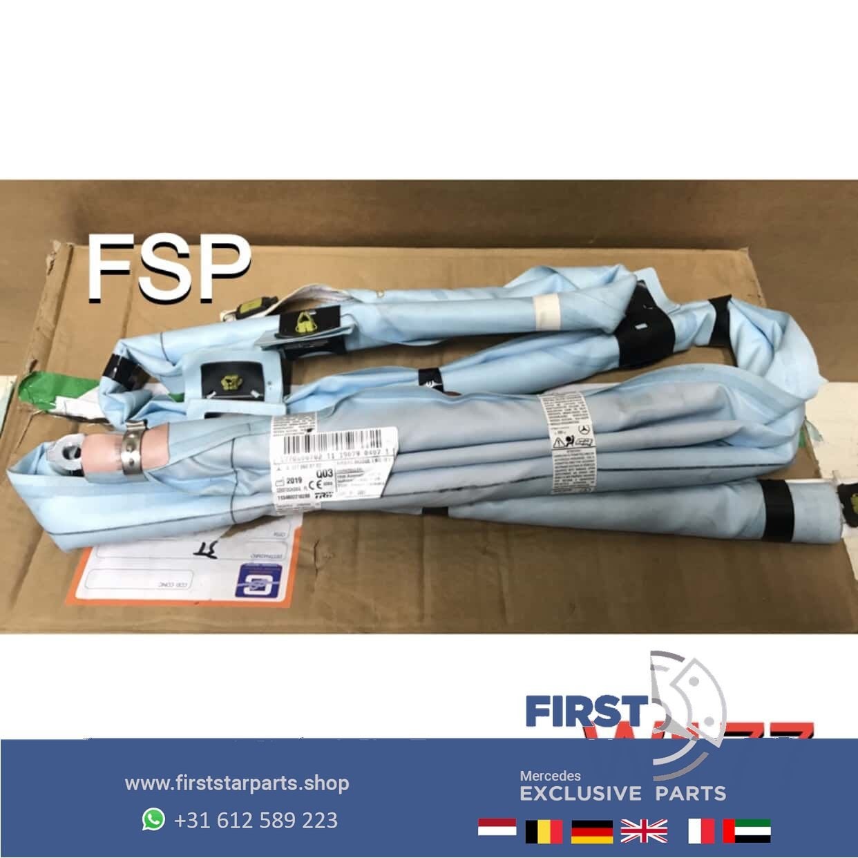 W177 DAK  HEMEL AIRBAG SET LINKS+RECHTS Mercedes A Klasse 20, Auto-onderdelen, Gebruikt, -, Ophalen of Verzenden, -
