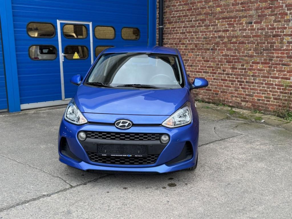 Hyundai i10 Trend (bj 2019), Auto's, Hyundai, Voorwielaandrijving, Gebruikt, Blauw, Bedrijf