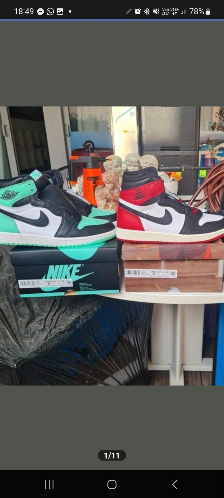 jordan 1 OG high en AF1, Ophalen of Verzenden, Nieuw