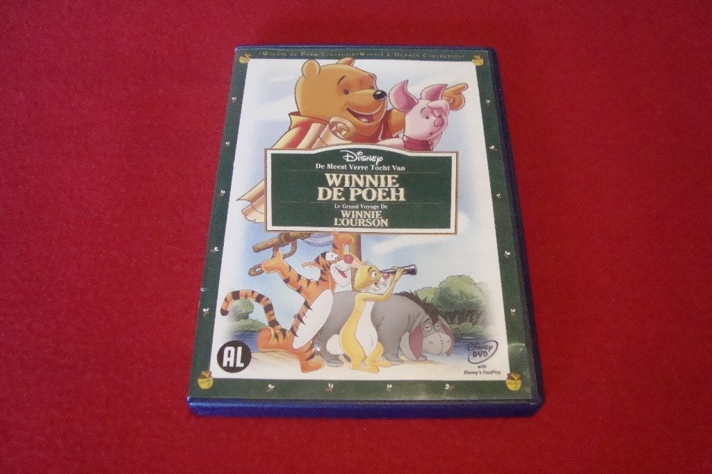 dvd disney de meest verre tocht van winnie de poeh, Ophalen of Verzenden, Kinderprogramma of -film