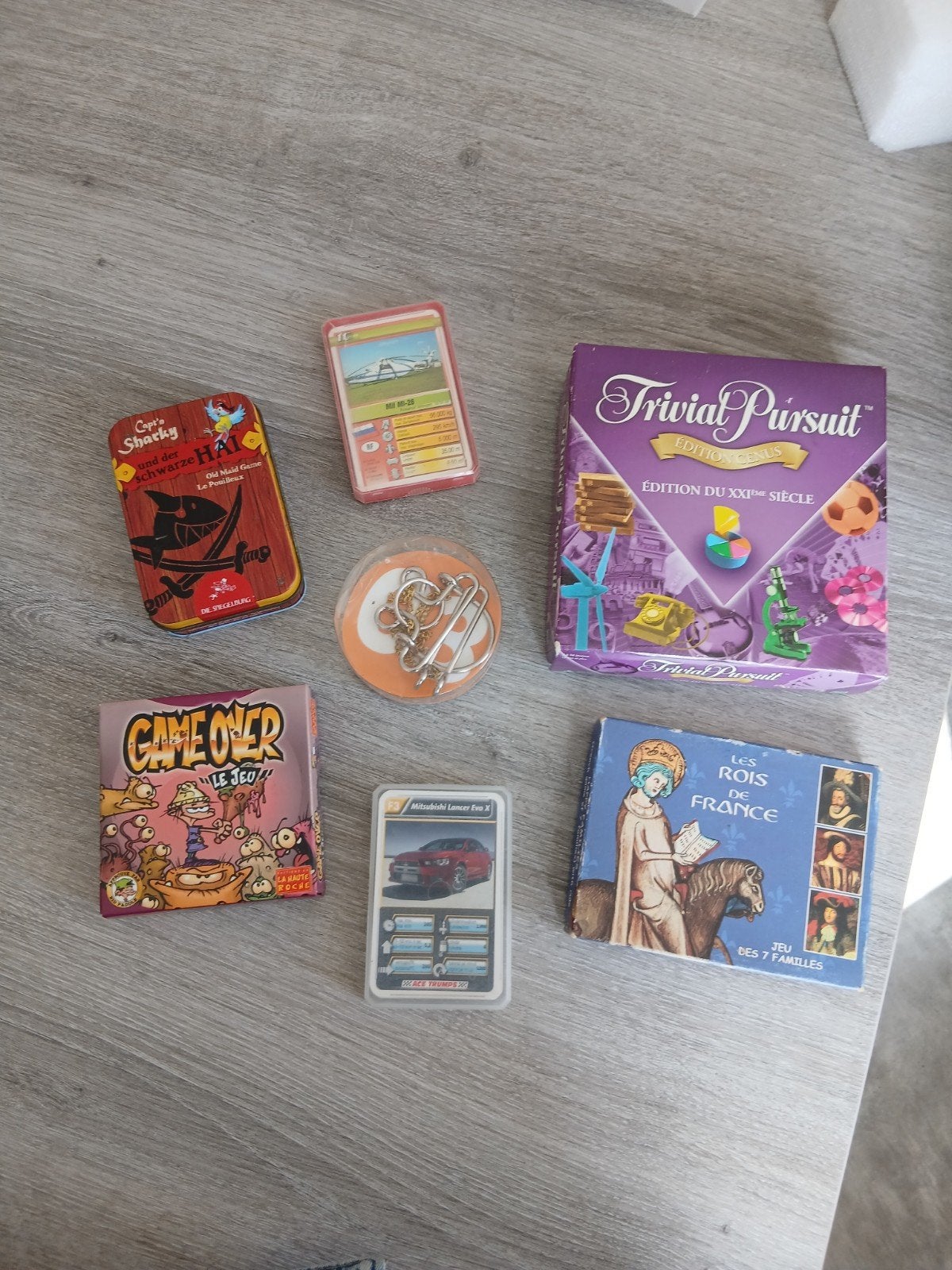 lots jeux societe de poche, Enlèvement, Utilisé, Jeu(x) des sept familles