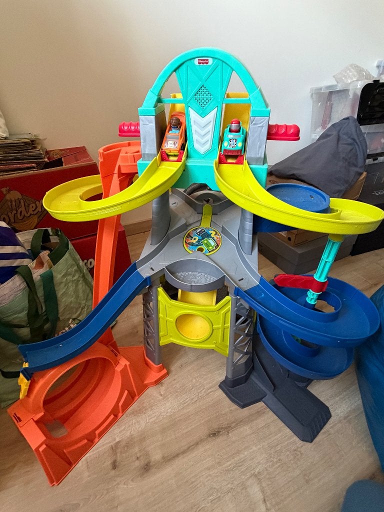 Autobaan fisher price, Ophalen, Nieuw, Speelset, Met licht