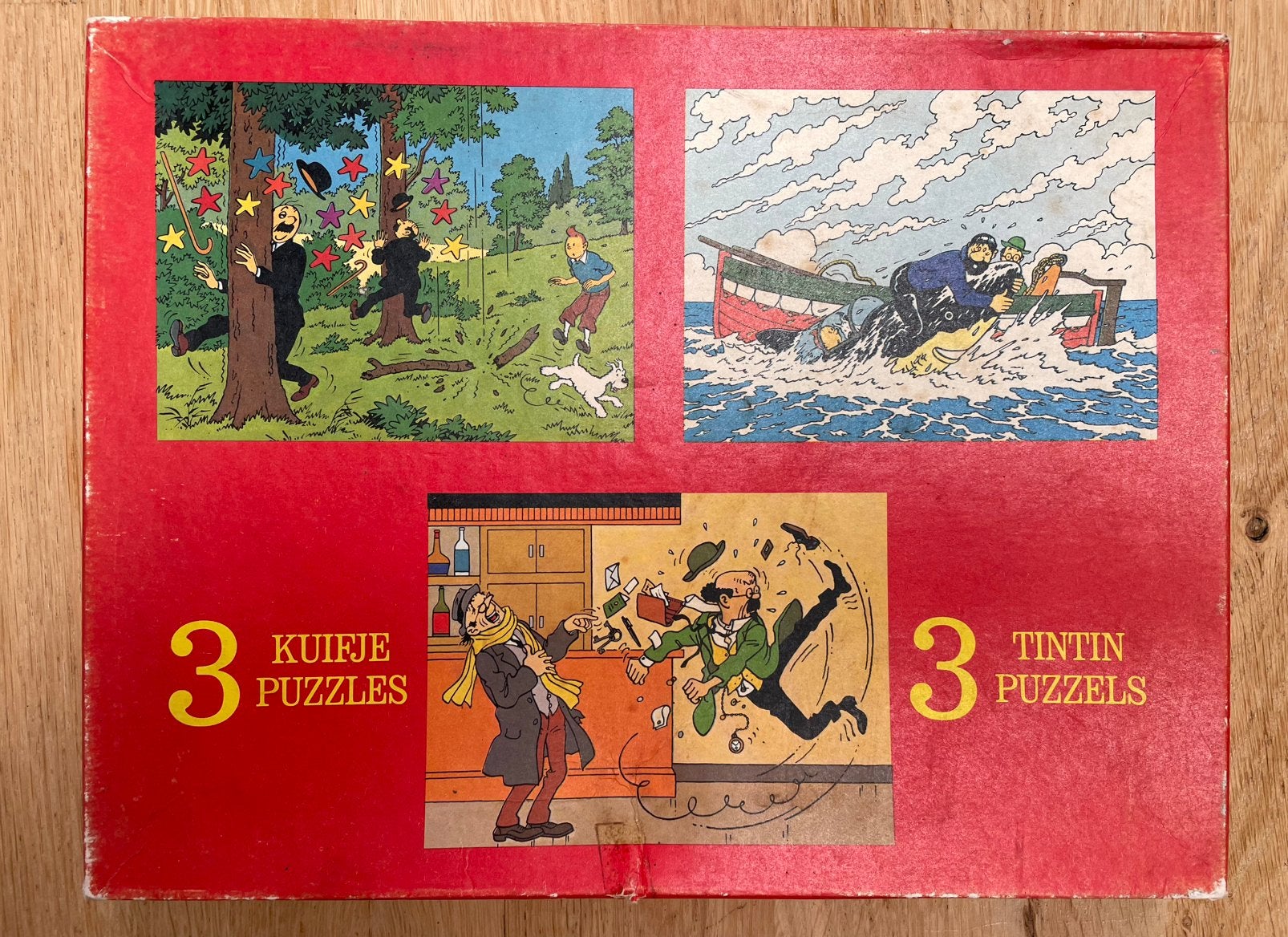 3 puzzels van Kuifje / Tintin, Ophalen, Gebruikt