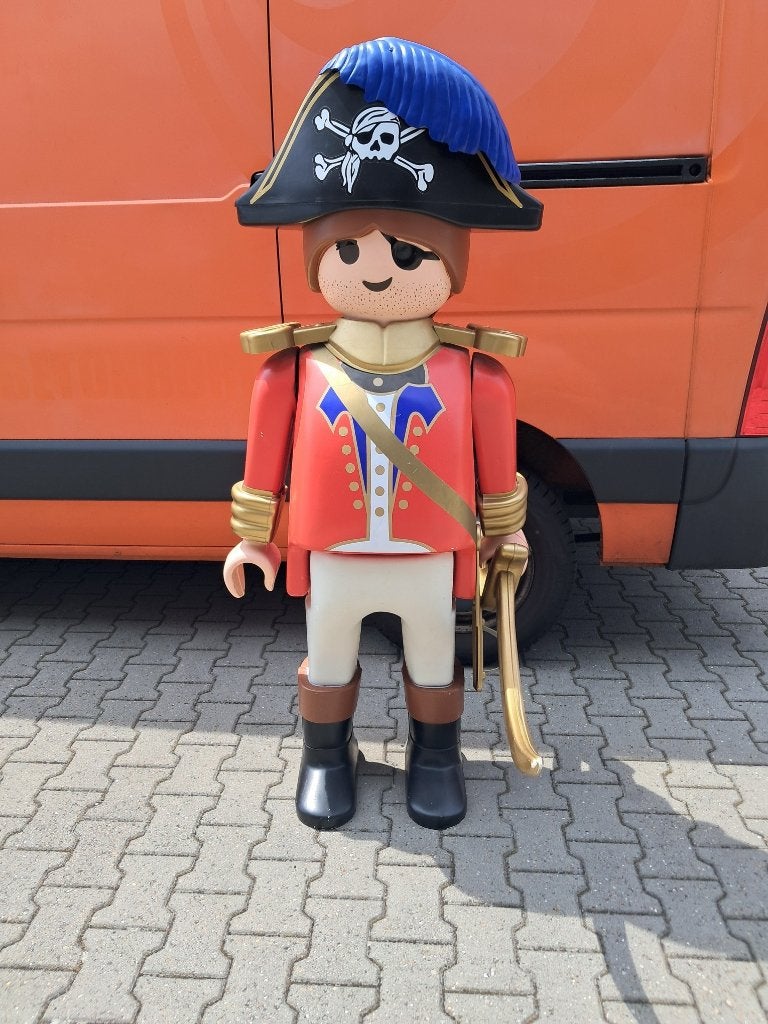 Playmobil Piraat Kapitein XXL 160cm in nette staat + zwaard, Ophalen, Gebruikt, Overige typen