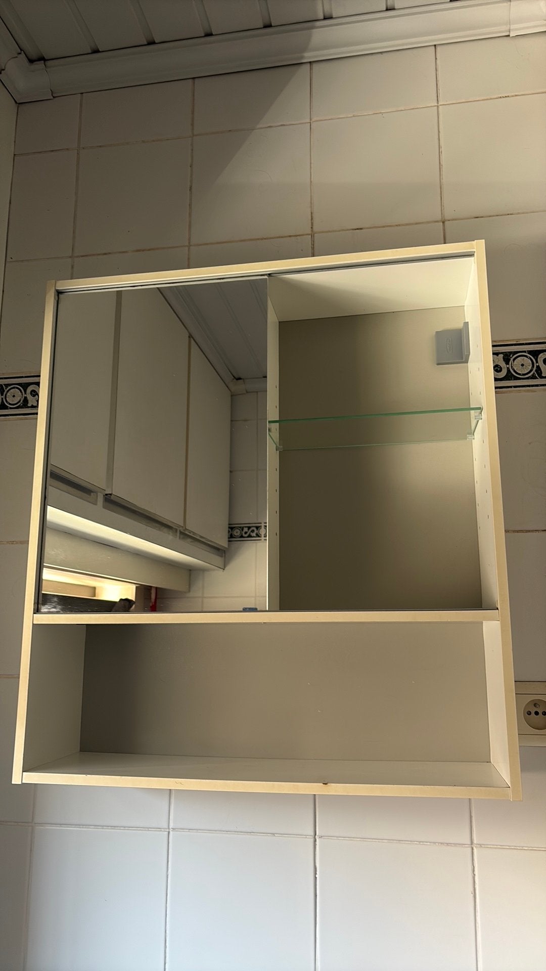 Badkamermeubel ikea, Huis en Inrichting, Woonaccessoires | Spiegels, Ophalen, Gebruikt