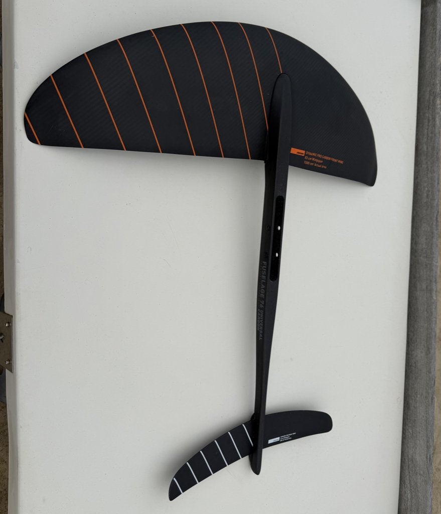 RRD wingfoilset compleet in CARBON, Watersport en Boten, Wingsurfen, Ophalen, Zo goed als nieuw, Wingsurf-hydrofoil