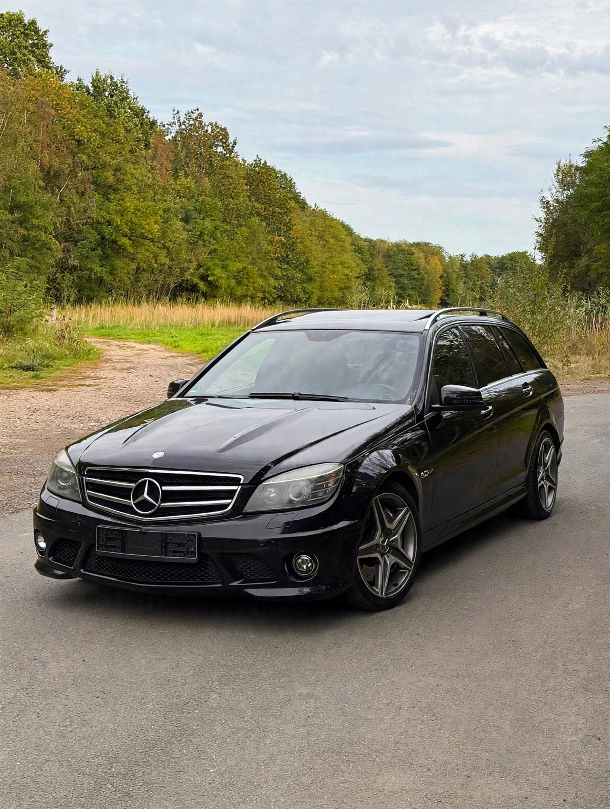 Mercedes C63 AMG Estate S204 - 2010 - 170.000km - 5 persoons, Auto's, Automaat, Achterwielaandrijving, 1700 kg, Zwart