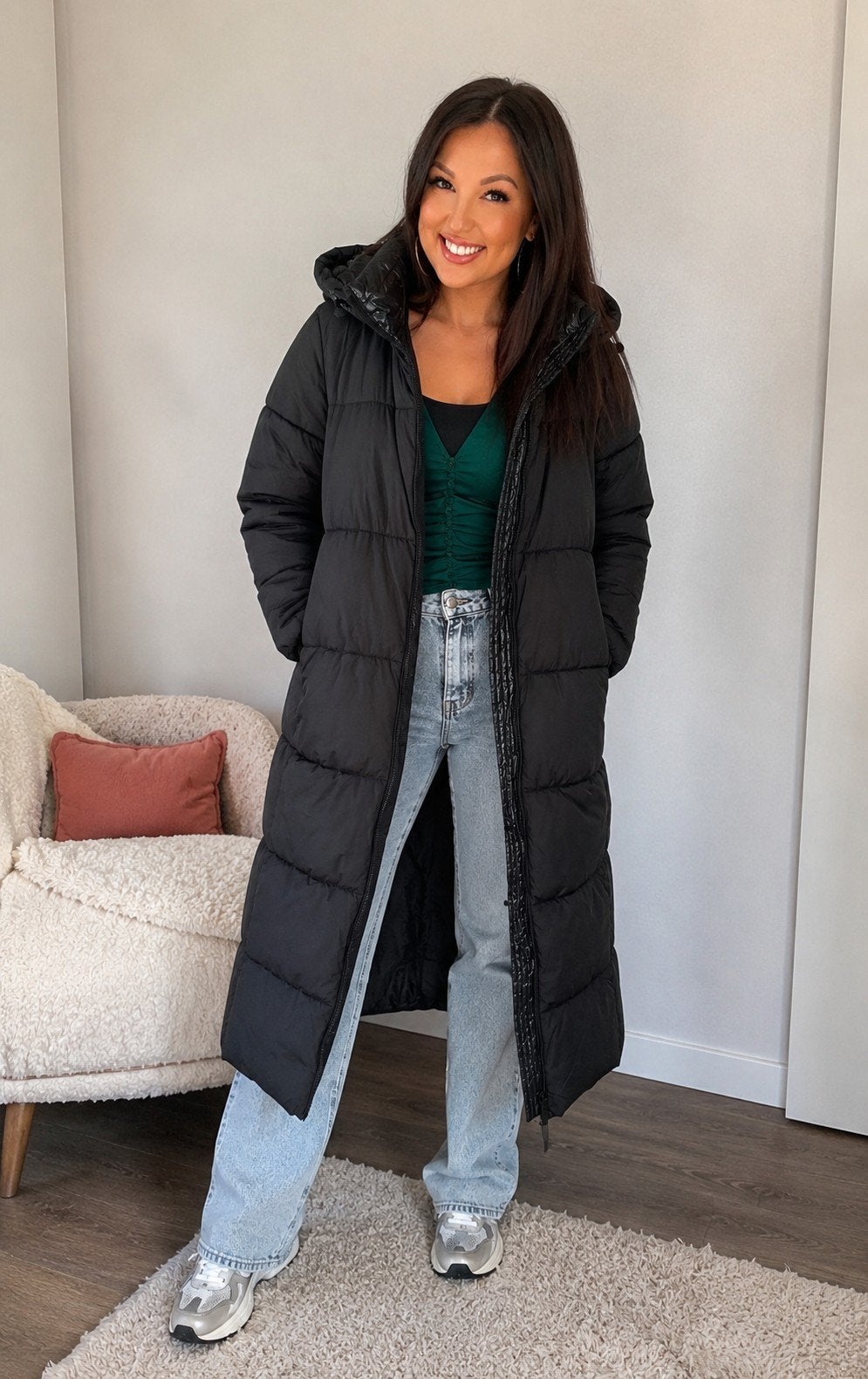 Tijdloze gewatteerde jas van Esprit, Kleding | Dames, Jassen | Winter, Zwart, Ophalen of Verzenden, Zo goed als nieuw, Maat 34 (XS) of kleiner