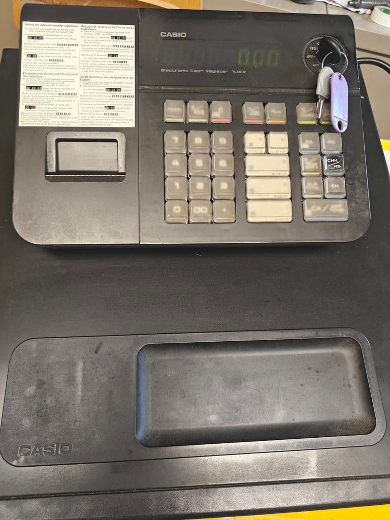 Casio 140cr, Enlèvement