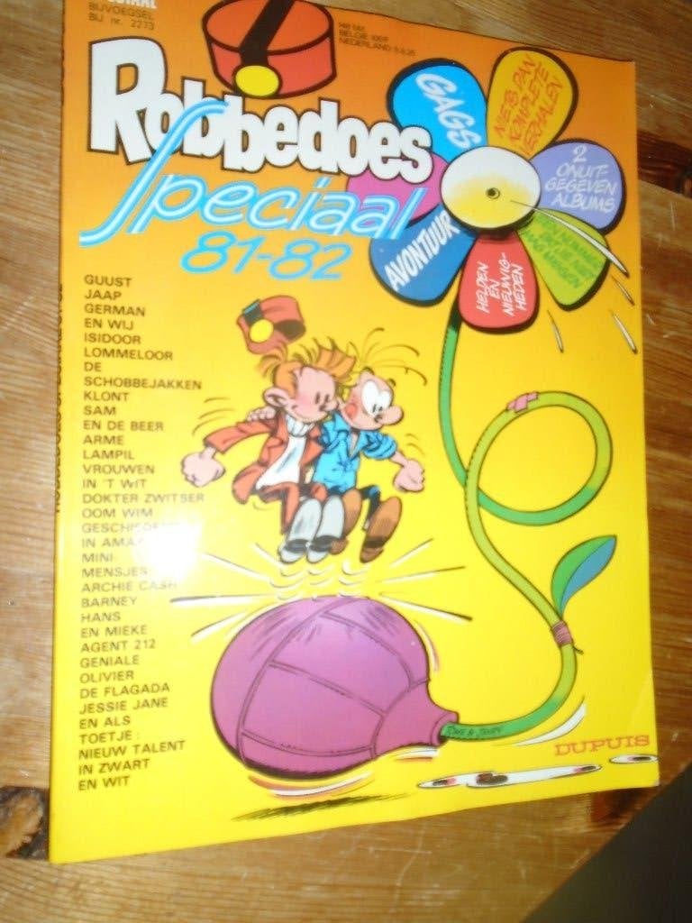 robbedoes speciaal 81-82, Eén stripboek, Ophalen of Verzenden, Gelezen