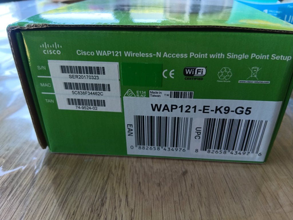 Cisco wap121 wireless, Computers en Software, Ophalen of Verzenden, Nieuw
