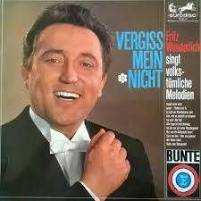 LP/ FRITZ WUNDERLICH > VERGISS MEIN NICHT, Ophalen, Zo goed als nieuw, 12 inch, LP