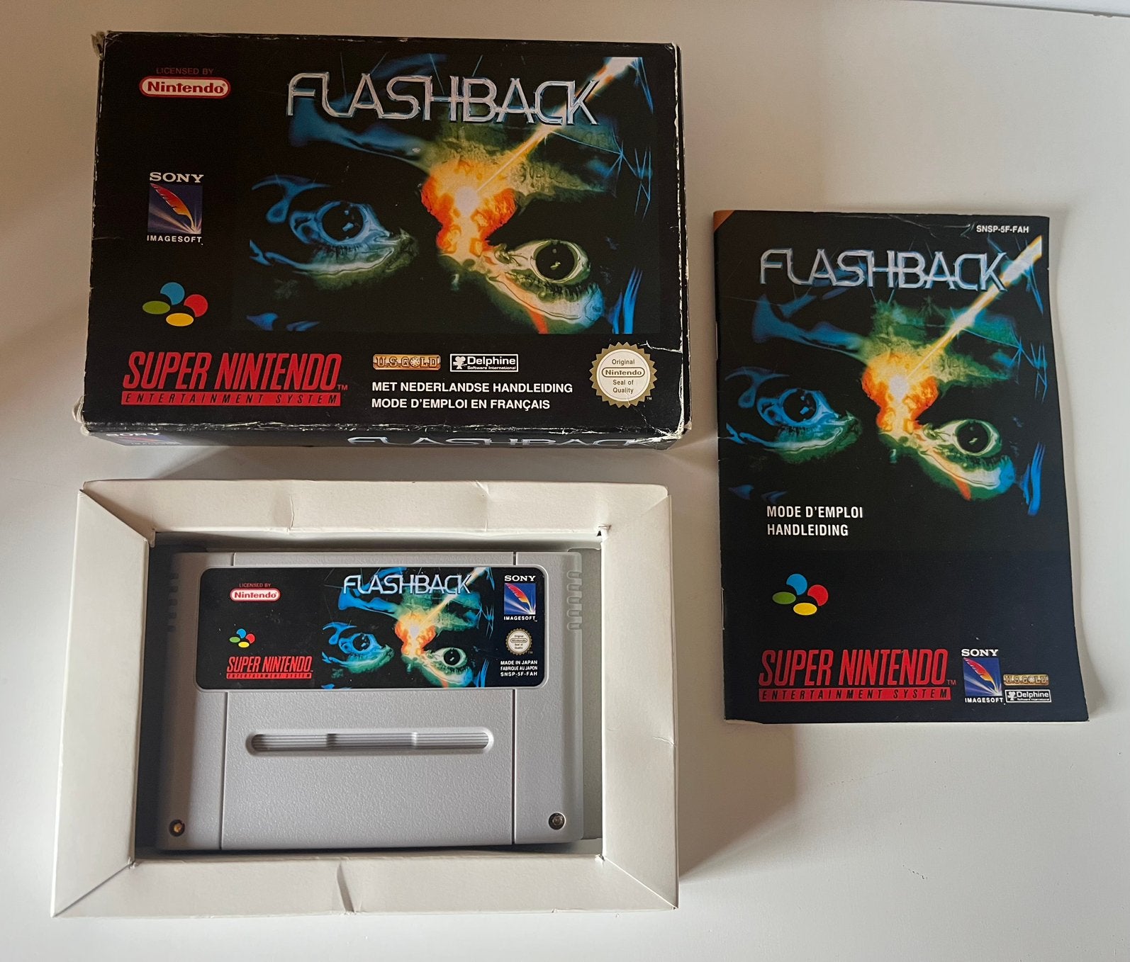 Flashback, Consoles de jeu & Jeux vidéo, Jeux | Nintendo Super NES, Enlèvement, Comme neuf